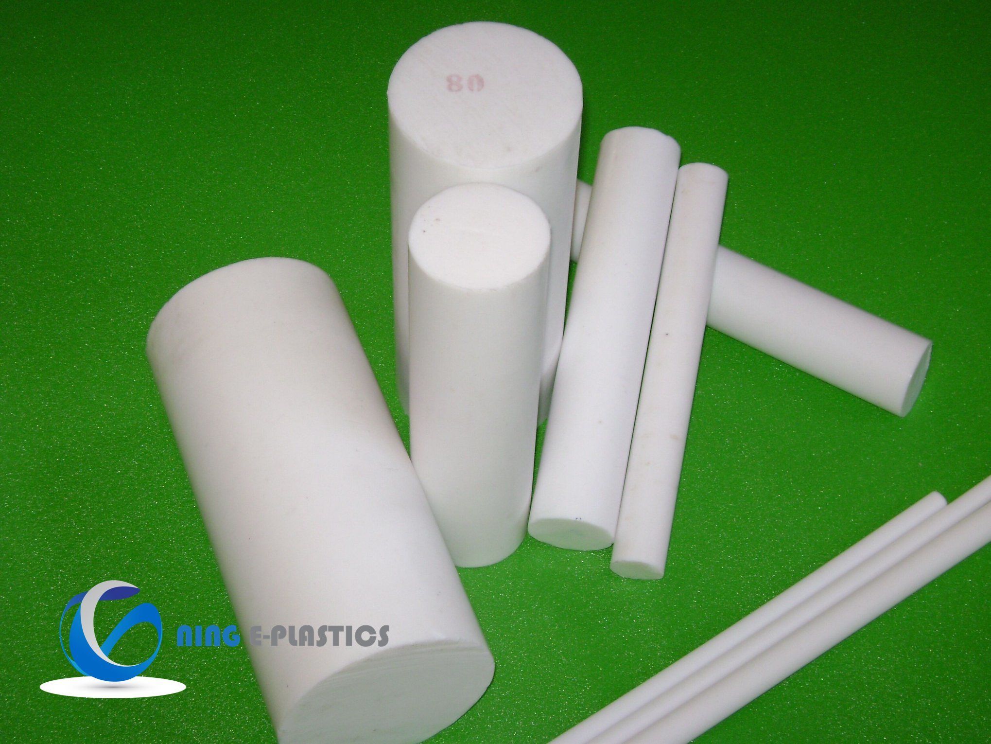 Pure Virgin PTFE Rod Plastic Rod Teflon Bar Smooth Plastic