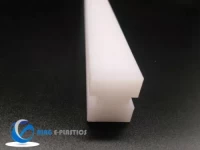 Wholesale Manufacturer CNC Machining PE Plastic Ring White UHMWPE Part