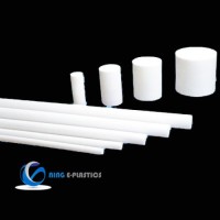 Pure White Color PTFE Moulded Sheet Customize Thickness