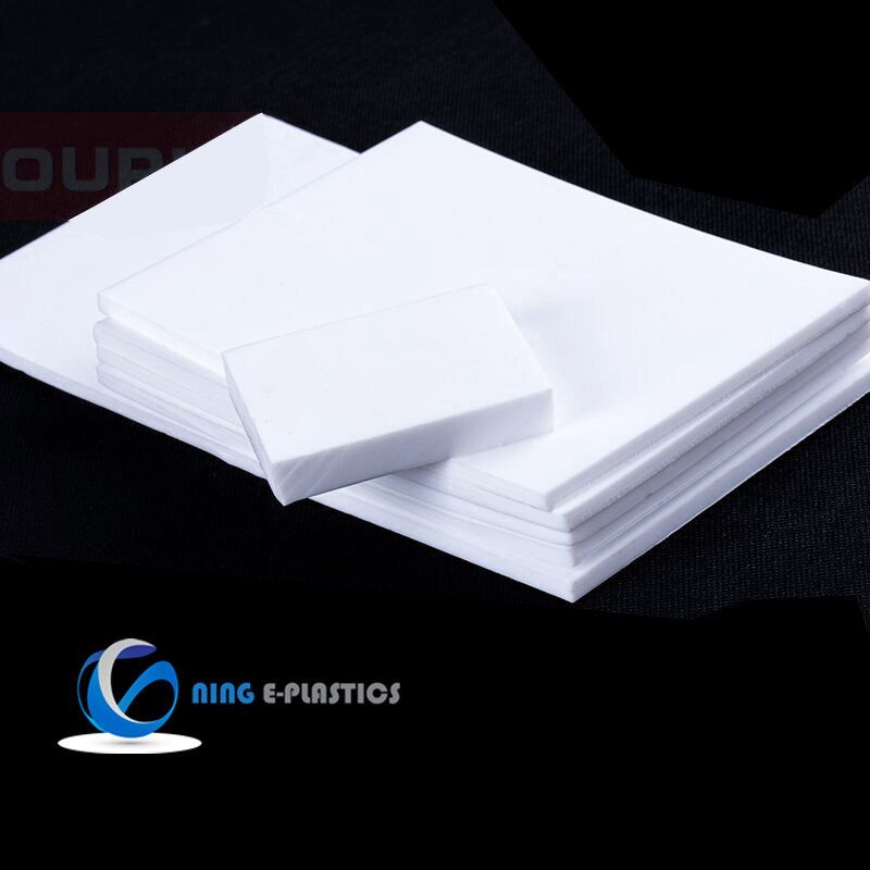 Pure White Color PTFE Moulded Sheet Customize Thickness