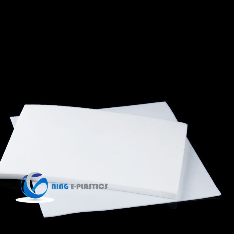 Pure White Color PTFE Moulded Sheet Customize Thickness