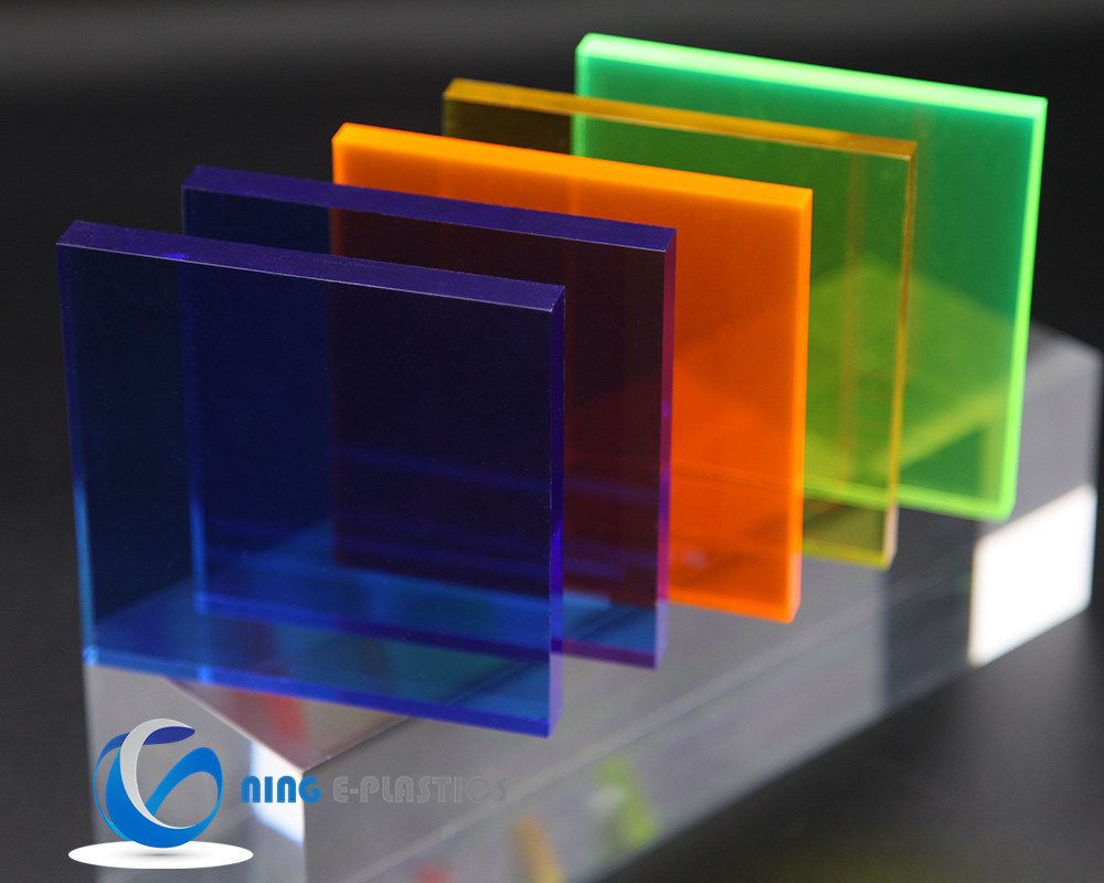 Clear or Colorful Acrylic Sheets for Outdoor Use