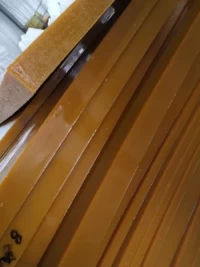 Polyurethane PU Sheet with Dark Yellow Colour PU Pads for Oil Seal Roller with Steel Core PU Scraper Blades for Conveyor Belts Cleaning