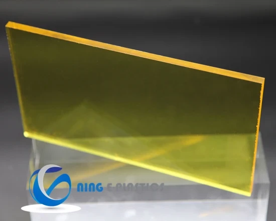 Polyurethane PU Sheet with Dark Yellow Colour PU Pads for Oil Seal Roller with Steel Core PU Scraper Blades for Conveyor Belts Cleaning