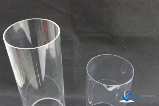 Transparent Large Cast Acrylic Tube with Size Customized