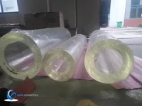 Acrylic Tube Rigid Round Tube Transparent 46 mm ID 50 mm Od 200 mm Suitable for Lamps and Lanterns, Water Cooling System