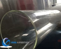 Custom Large Plastic Acrylic Tube / PC Pipes 400mm 500mm 600mm 700mm 800mm 1000mm