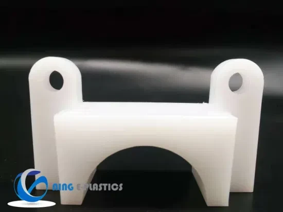 Wholesale Manufacturer CNC Machining PE Plastic Ring White UHMWPE Part