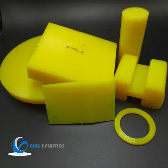 100% Polyurethane Sheet Orange Color PU Sheet for Bushing