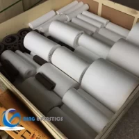 Plastic Board Carbon Fiber Filled PTFE Sheet PTFE Teflon Round Bar