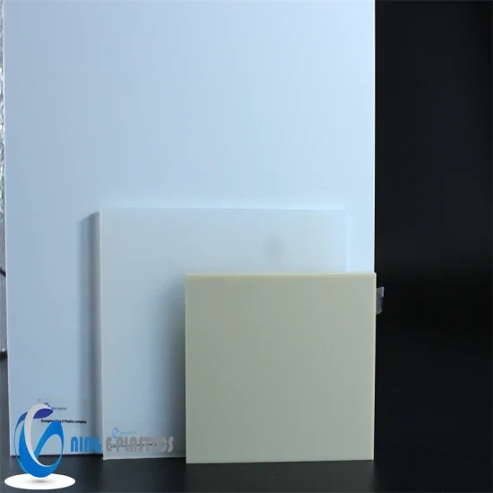 White Grey PP Board Plastic Product Polypropylene Sheet PP Panel