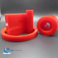 100% Polyurethane Sheet Orange Color PU Sheet for Bushing