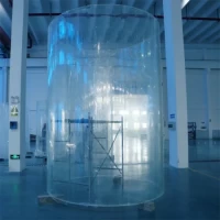 Acrylic Tube for Waterproof Transparent Cylinder 160mm Large Round Aquarium Custom Large Plastic Fish Tank Oxygen