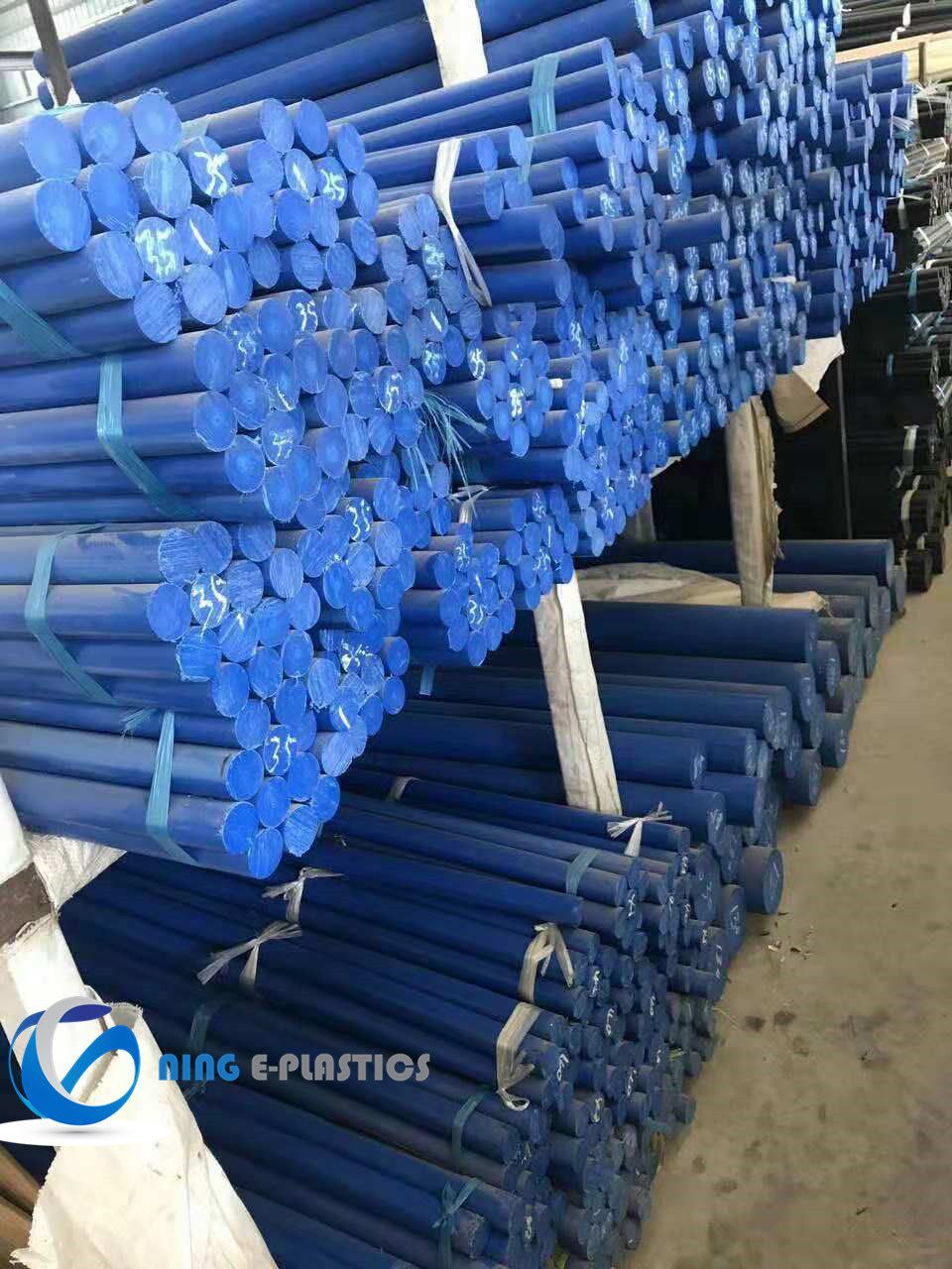 Casting Nylon Rod in Blue Colour