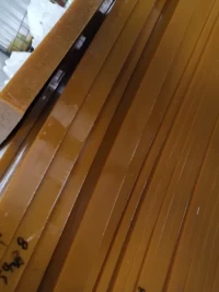 Polyurethane PU Sheet with Dark Yellow Colour PU Pads for Oil Seal Roller with Steel Core PU Scraper Blades for Conveyor Belts Cleaning