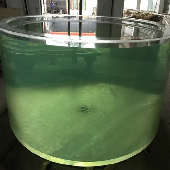 China Clear Acrylic Tube Pipe Big Diameter Cylinder-Aquarium Large Cylinder Acrylic Aquarium Tank for Sightseeing