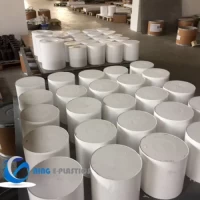 Plastic Board Carbon Fiber Filled PTFE Sheet PTFE Teflon Round Bar