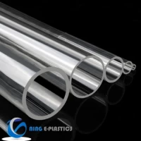 Light Frosted PC Milk White Acrylic Pipes Plastic Tube for Lighting