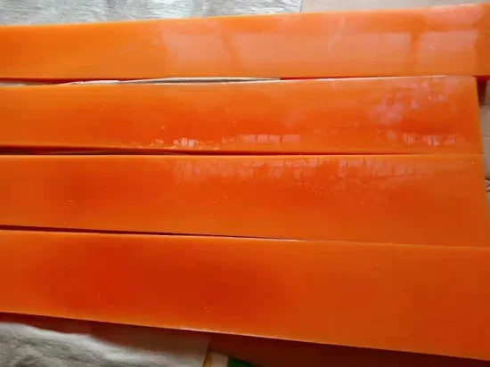 100% Polyurethane Sheet Orange Color PU Sheet for Bushing