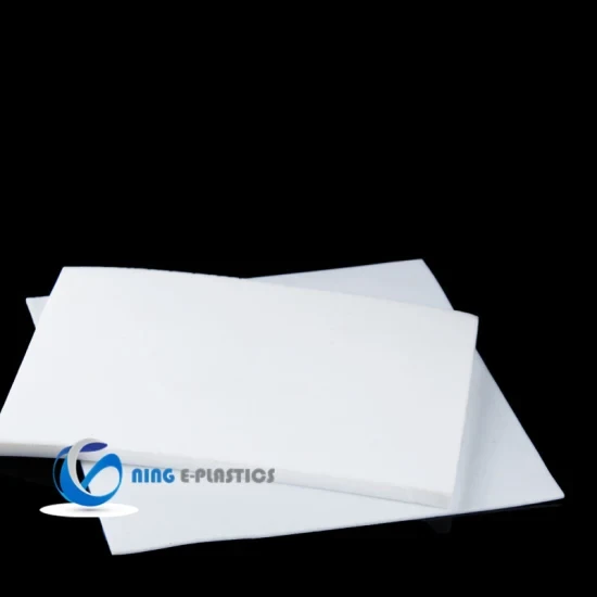 Pure White Color Moulded PTFE Sheet Customize Thickness