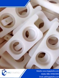 Wholesale Manufacturer CNC Machining PE Plastic Ring White UHMWPE Part