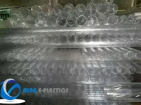 Clear PMMA Tube Plexiglass Pipe Large Polycarbonate Acrylic PMMA Tube for LED Lighting