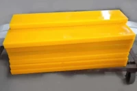 100% Polyurethane Sheet Orange Color PU Sheet for Bushing